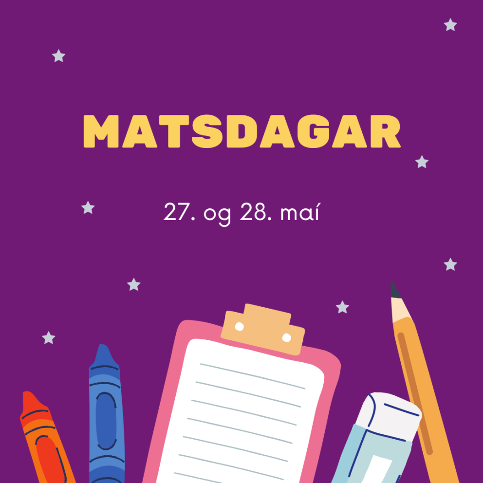 Matsdagar við lok vorannar