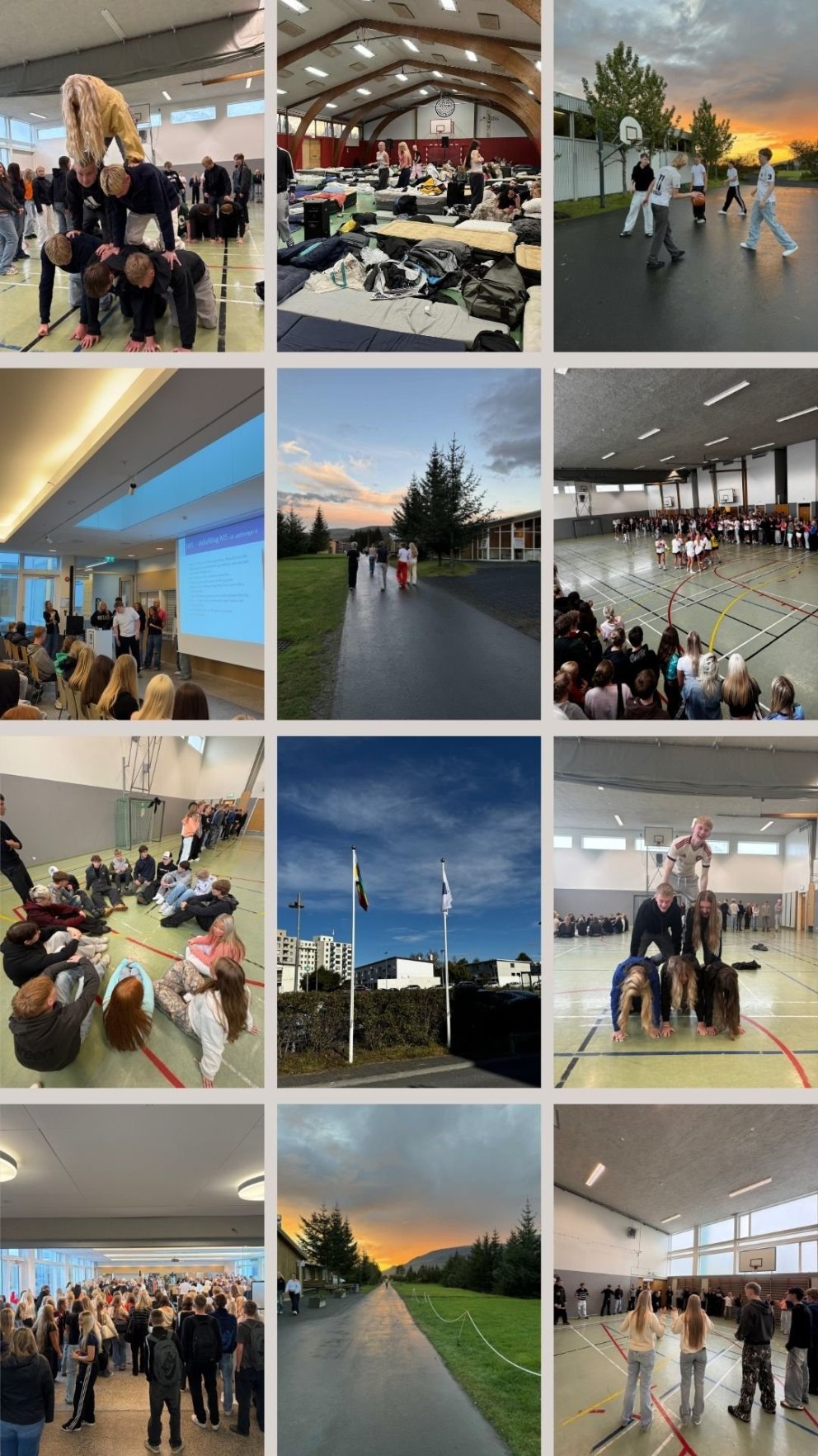 Líf og fjör við upphaf haustannar