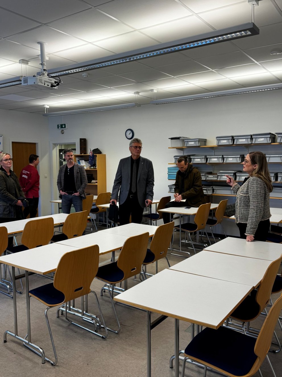 Menntamálaráðherra í heimsókn