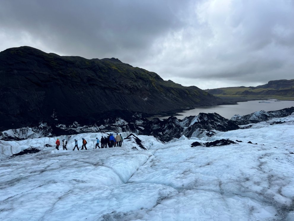 Ferð umhverfisnefndar á Sólheimajökul