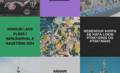 Langar þig til Berlínar með skólanum á haustönn?