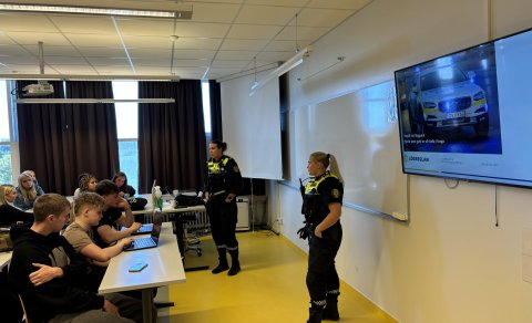 Samfélagslöggan í heimsókn