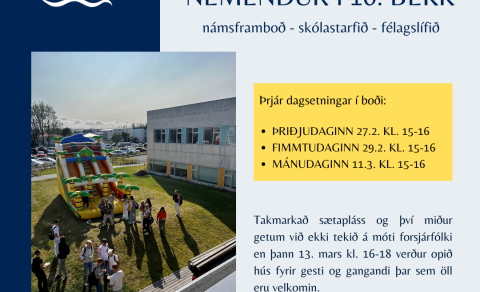 Kynningar fyrir nemendur í 10. bekk