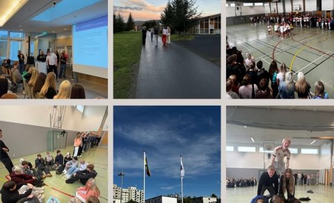 Líf og fjör við upphaf haustannar