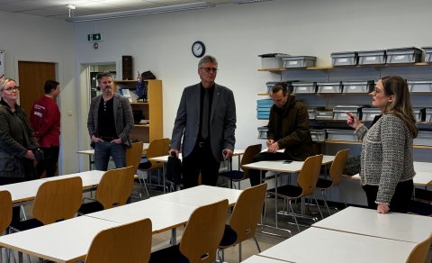 Menntamálaráðherra í heimsókn